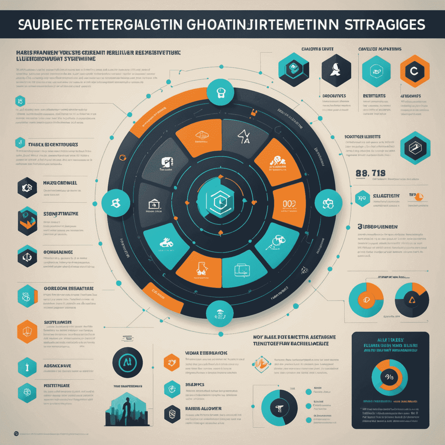 Yapay zeka ve mobil oyun görselleri ile süslenmiş, oyuncu tutma stratejilerini temsil eden infografik